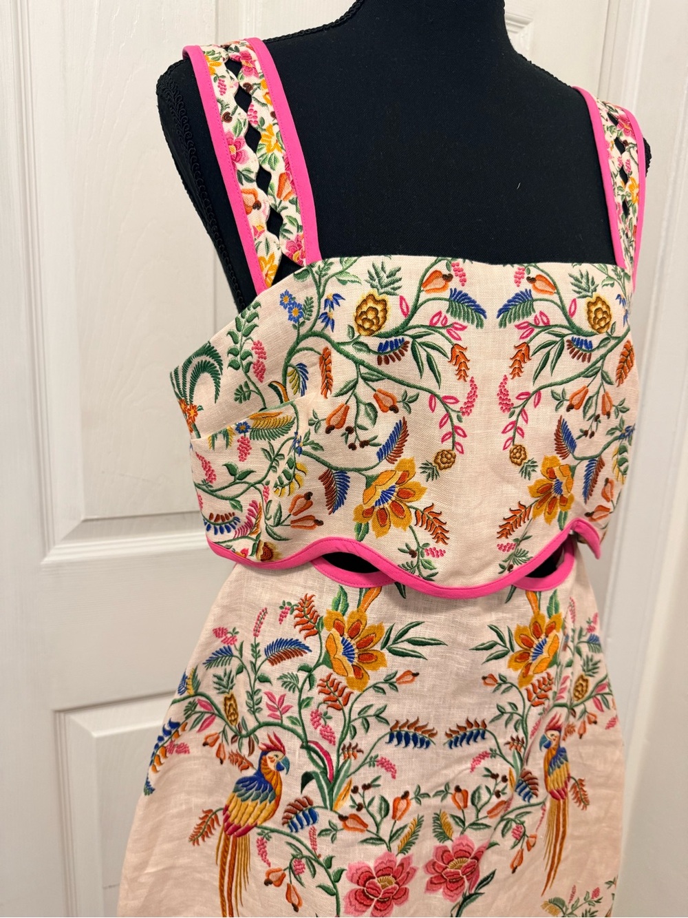 Farm Rio Delicate Forest Mini Dress - Picture 6 of 11